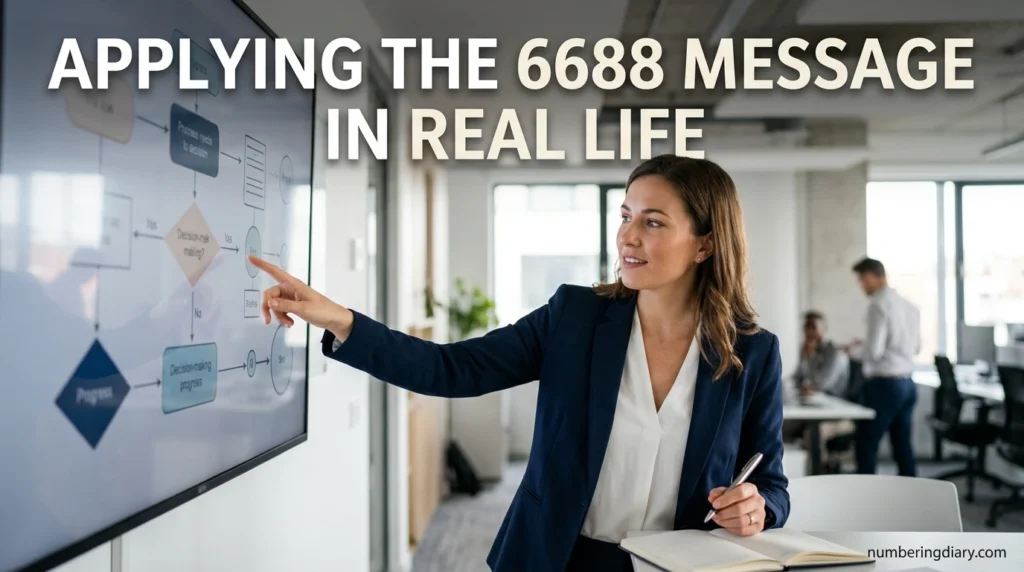 Applying the 6688 Message in Real Life