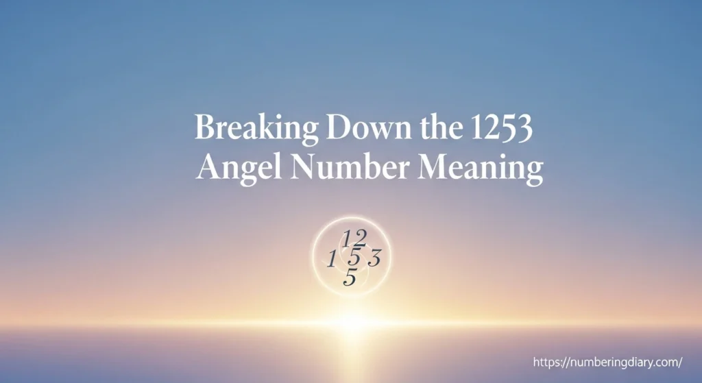 Breaking Down the 1253 Angel Number Meaning