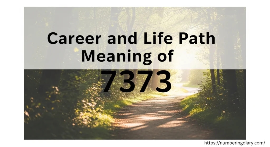 Career and Life Path Meaning of 7373