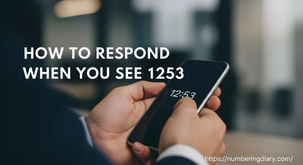 How to Respond When You See 1253
