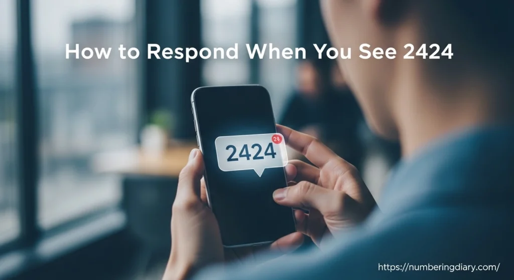 How to Respond When You See 2424