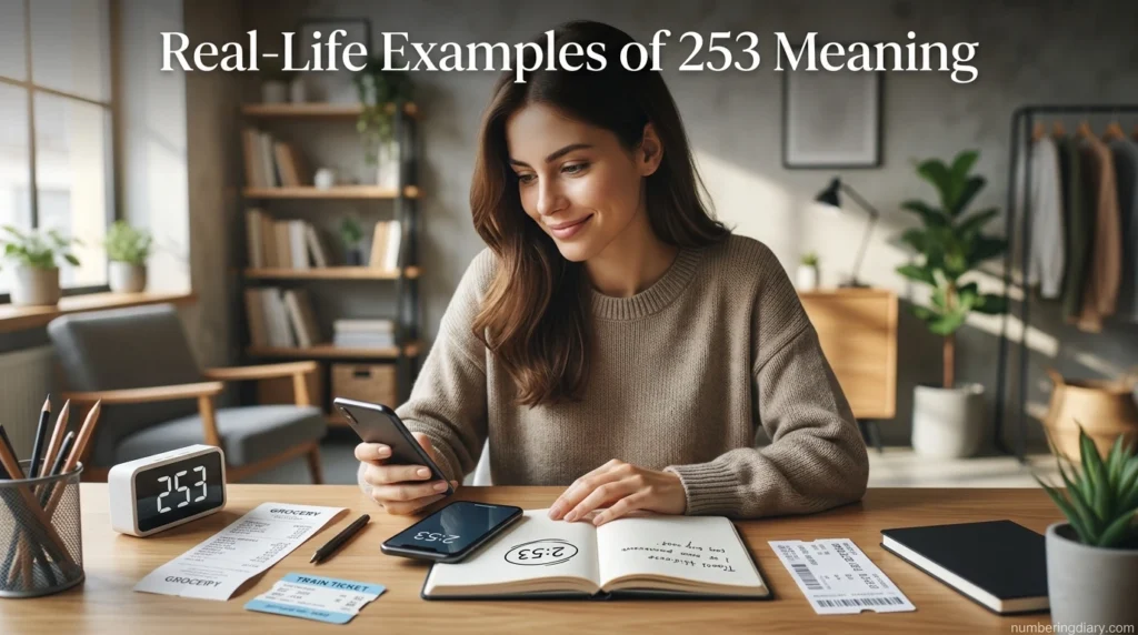 Real-Life Examples of 253 Meaning