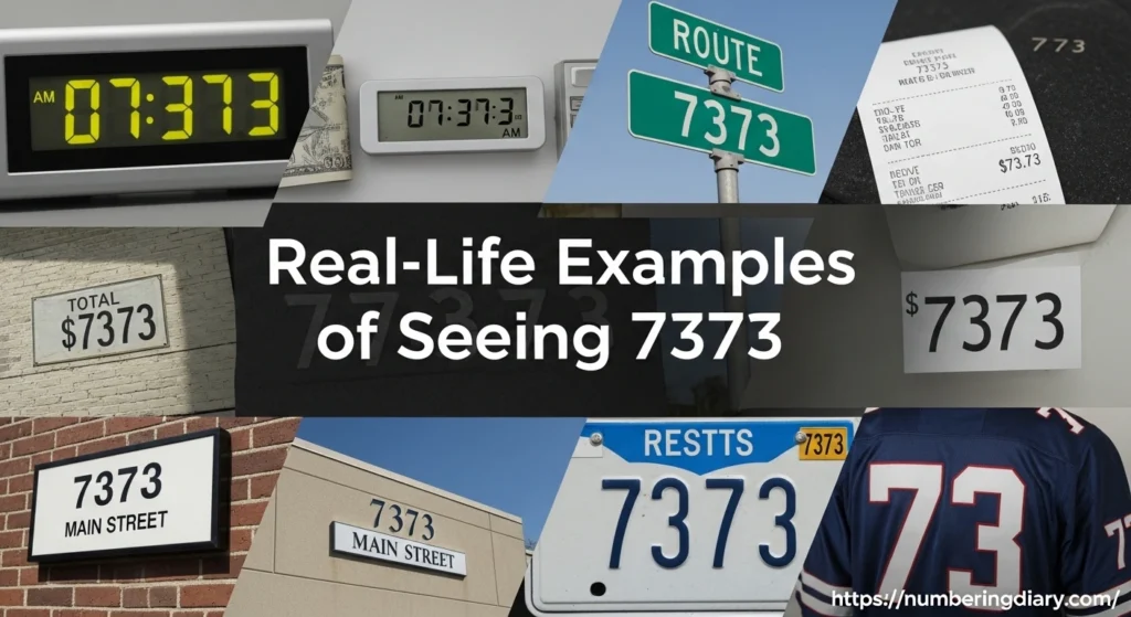 Real-Life Examples of Seeing 7373
