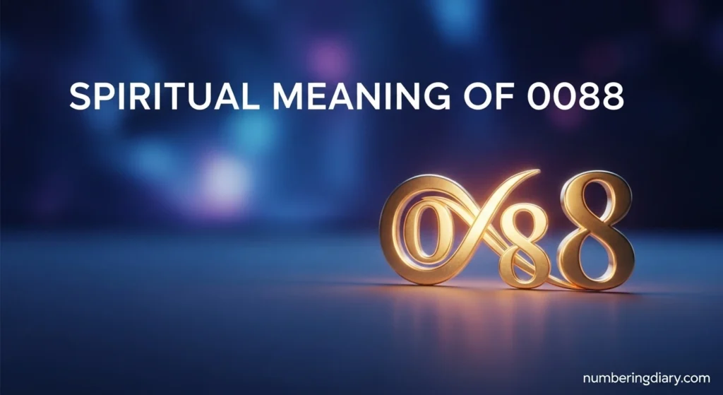 Spiritual Meaning of 0088