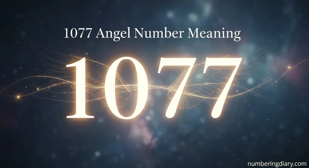 1077 Angel Number Meaning