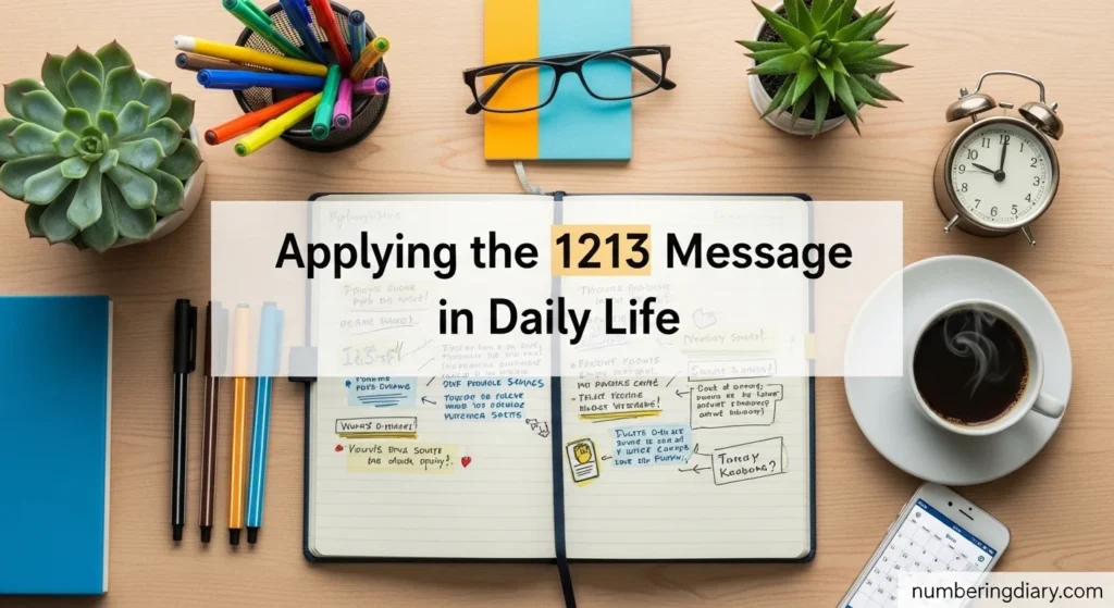 Applying the 1213 Message in Daily Life