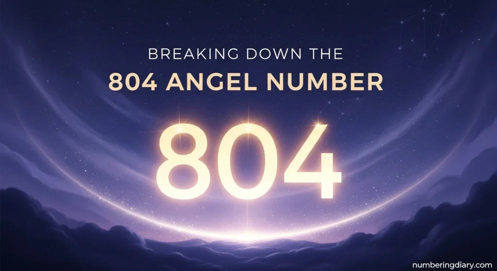 Breaking Down the 804 Angel Number