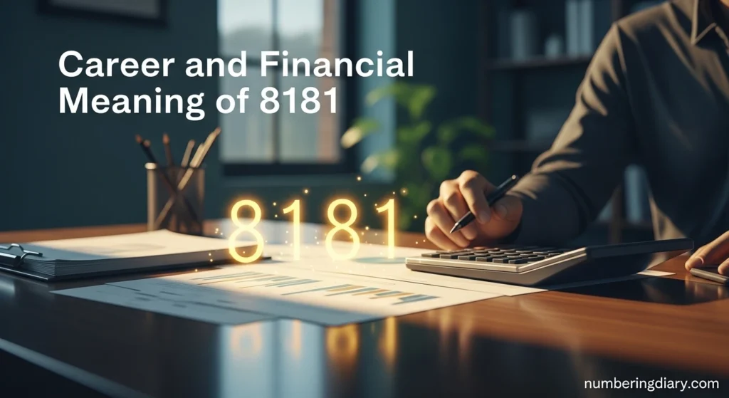 Career and Financial Meaning of 8181