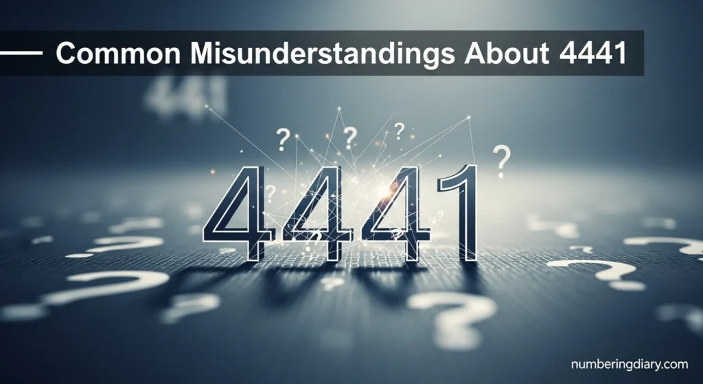 Common Misunderstandings About 4441