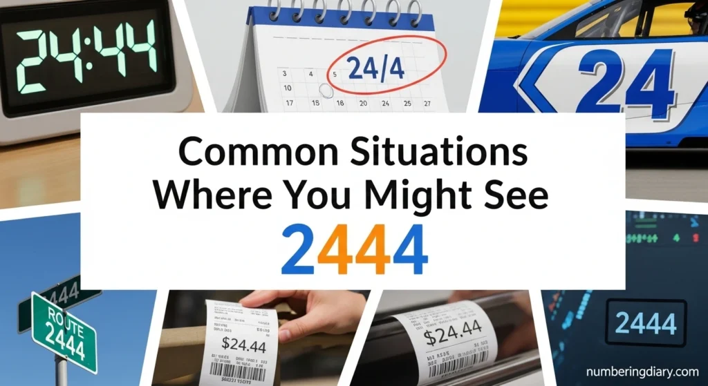 Common Situations Where You Might See 2444