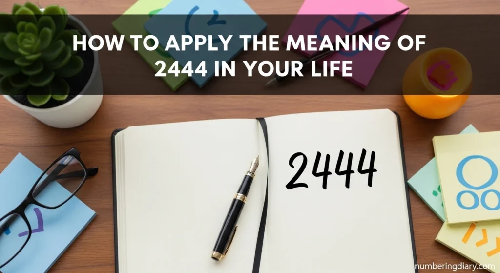 How to Apply the Meaning of 2444 in Your Life