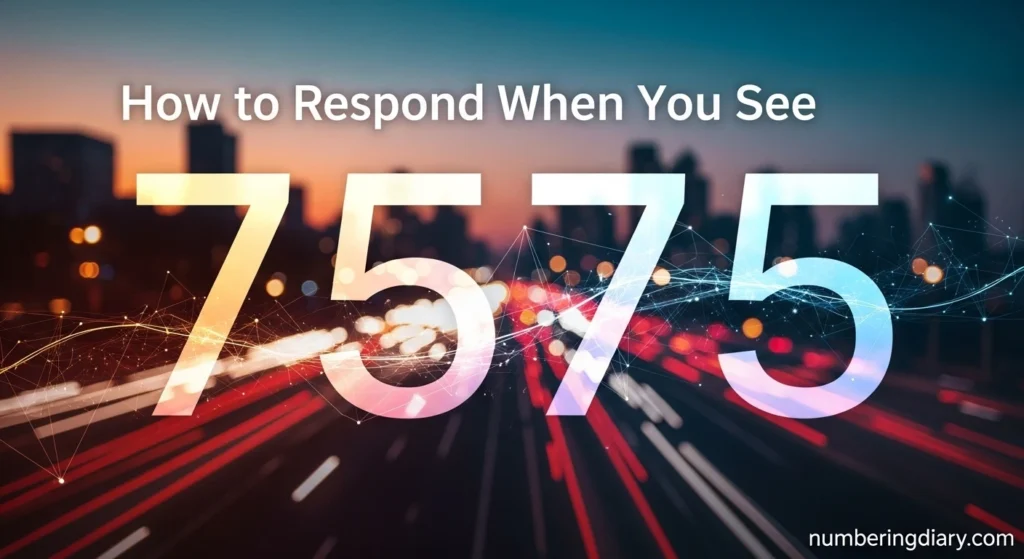 How to Respond When You See 7575