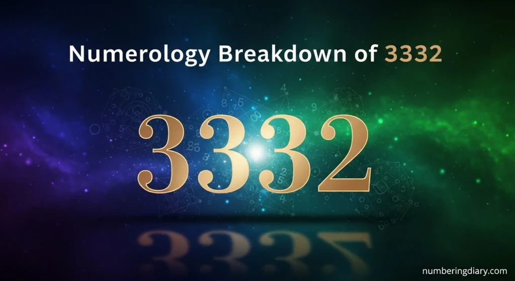 Numerology Breakdown of 3332