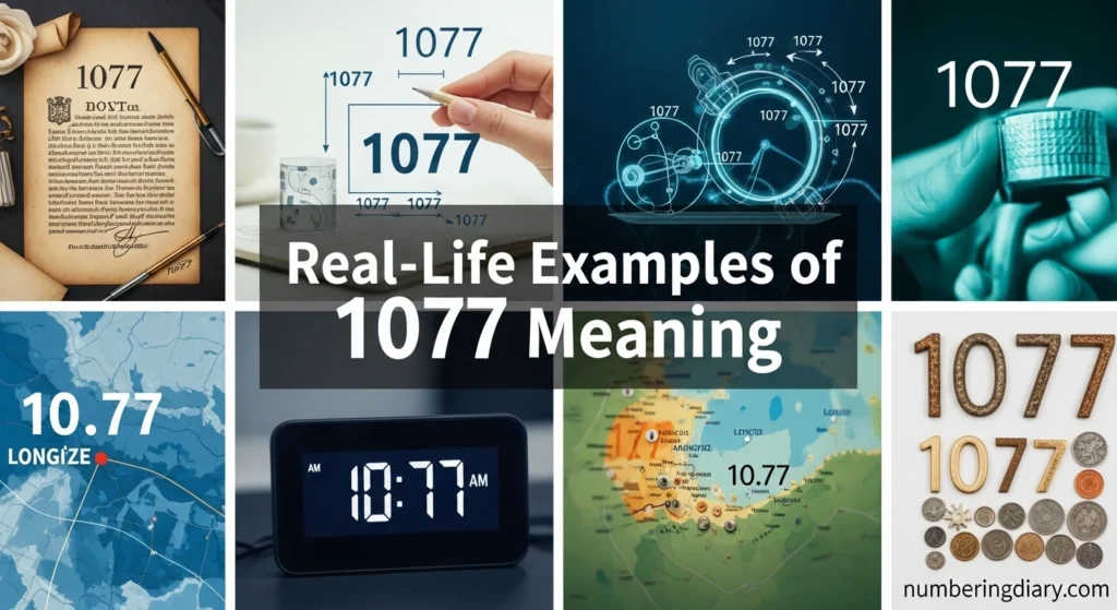 Real-Life Examples of 1077 Meaning