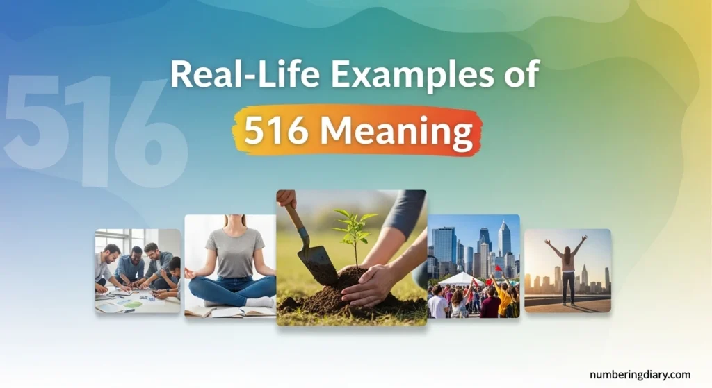 Real-Life Examples of 516 Meaning