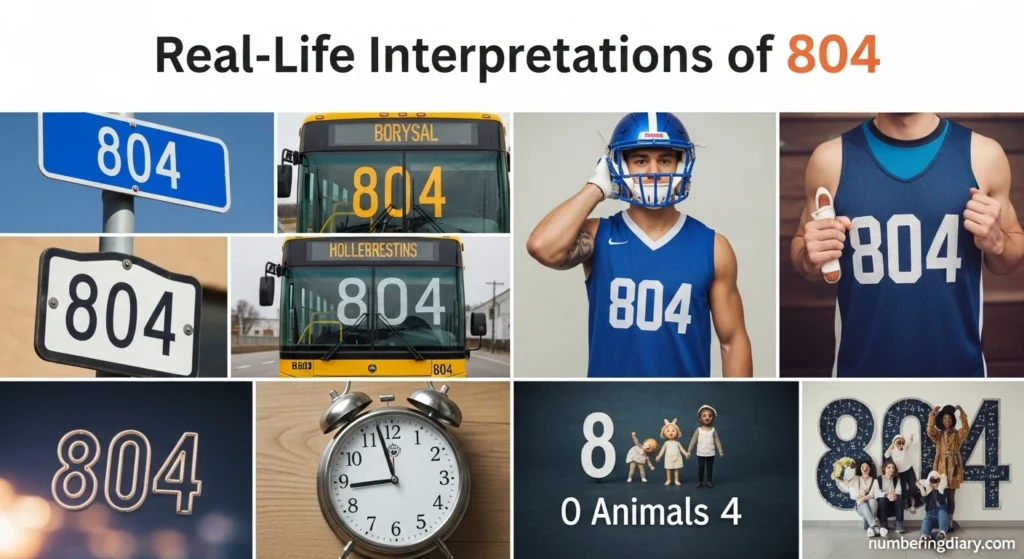 Real-Life Interpretations of 804