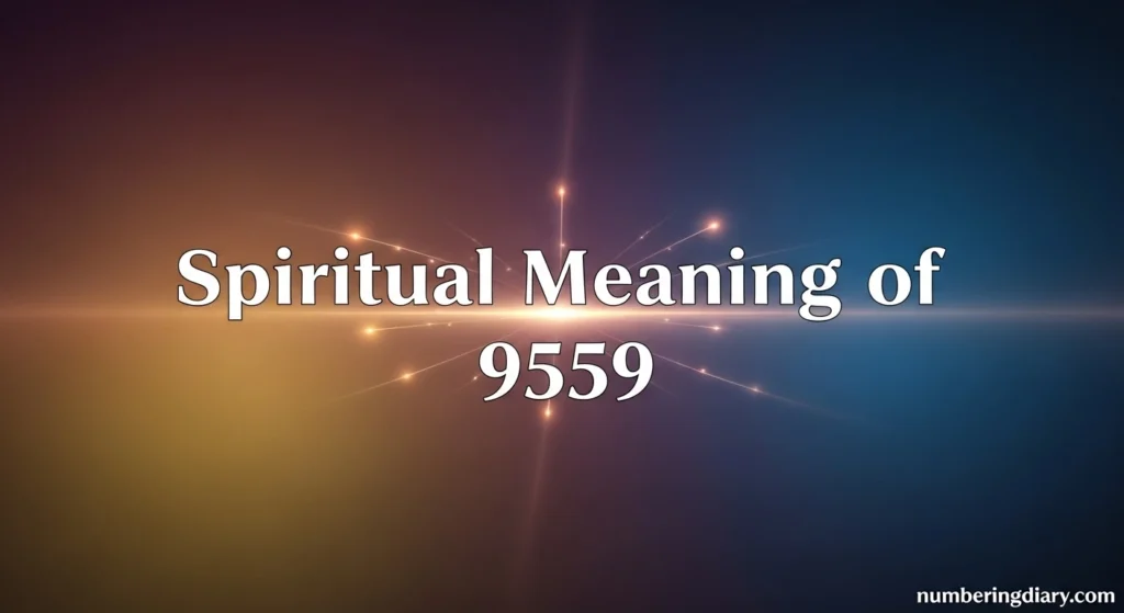 Spiritual Meaning of 9559