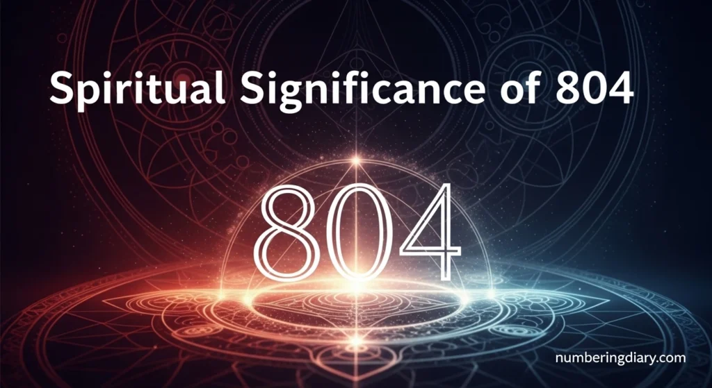 Spiritual Significance of 804