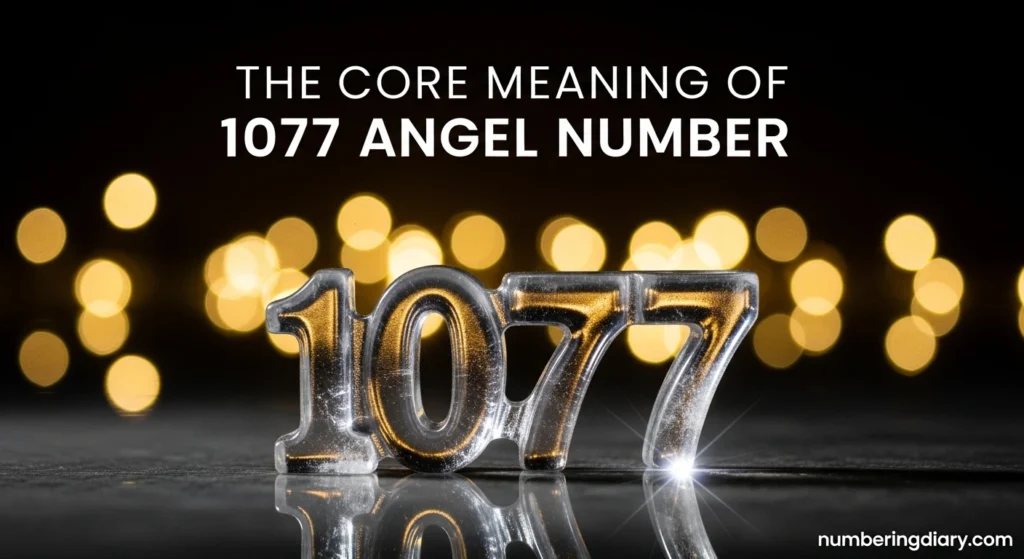 The Core Meaning of 1077 Angel Number