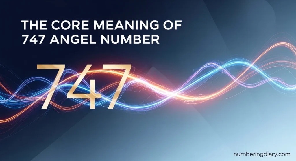 The Core Meaning of 747 Angel Number