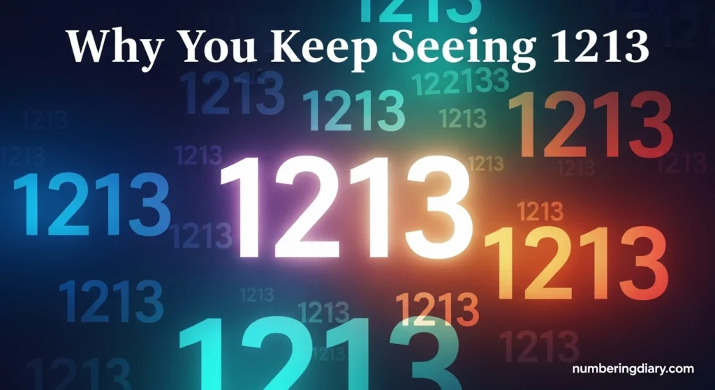 Why You Keep Seeing 1213