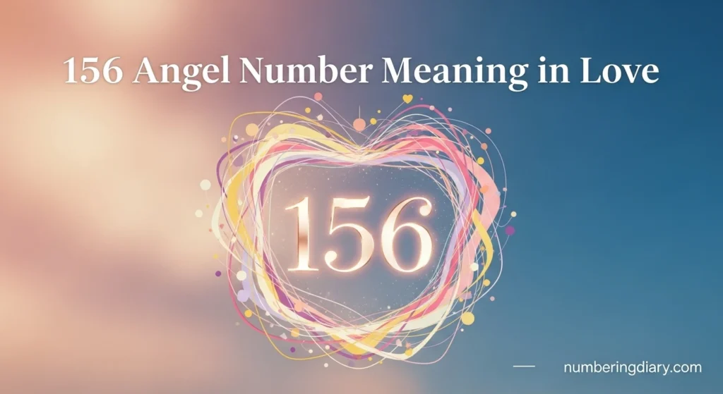 156 Angel Number Meaning in Love