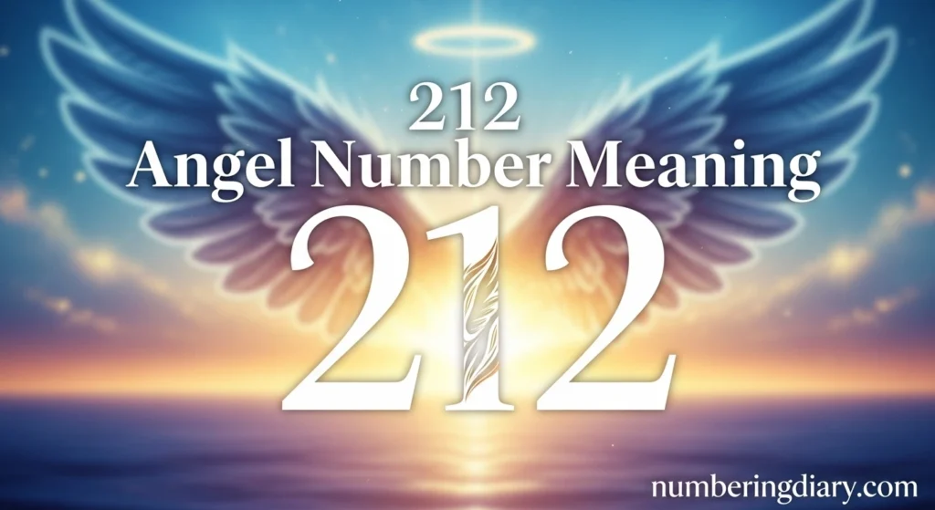 212 Angel Number Meaning