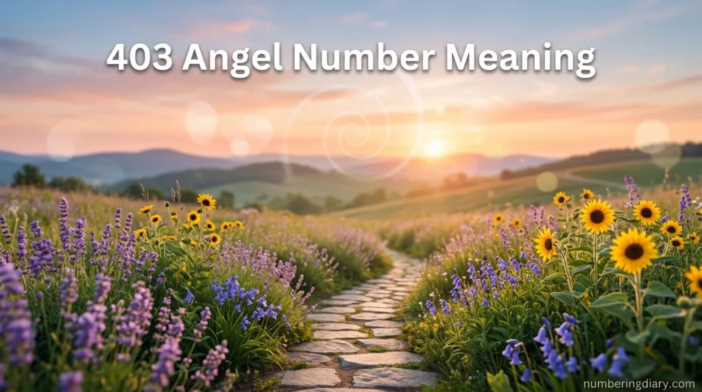 403 Angel Number Meaning