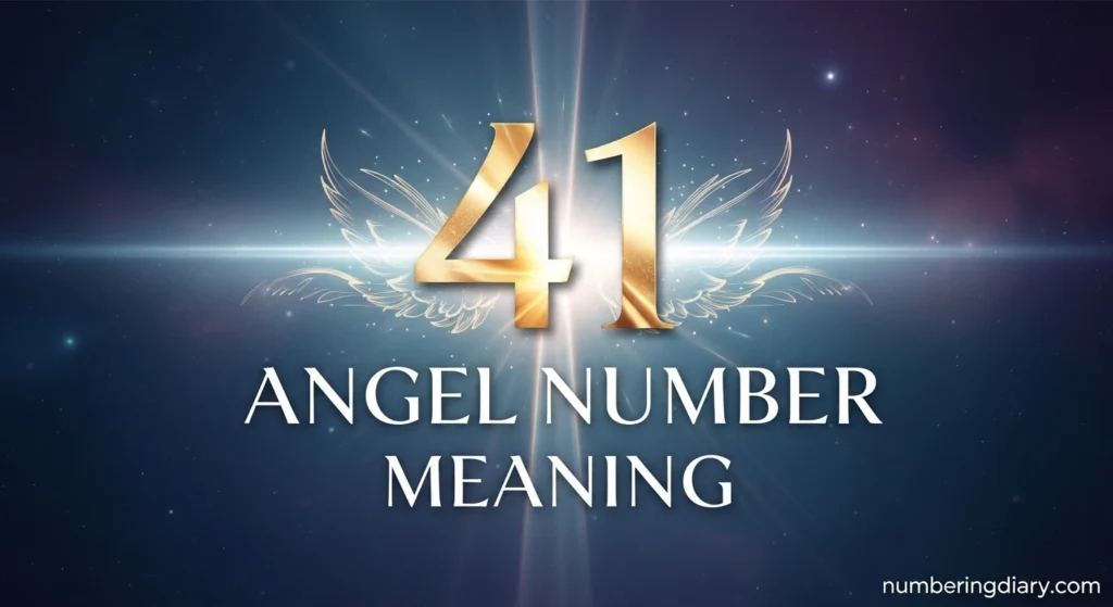 41 Angel Number Meaning