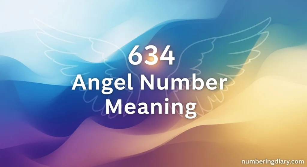 634 Angel Number Meaning