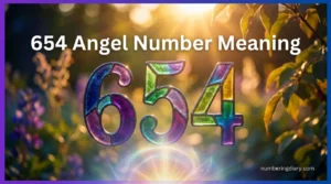 654 Angel Number Meaning
