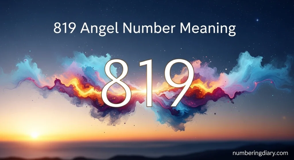 819 Angel Number Meaning