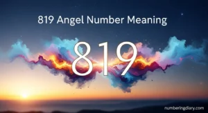 819 Angel Number Meaning