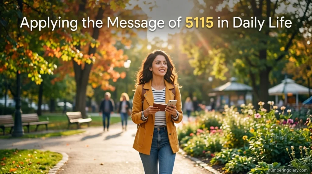 Applying the Message of 5115 in Daily Life