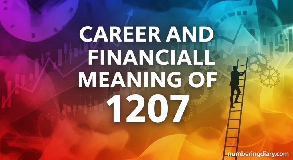 Career and Financial Meaning of 1207