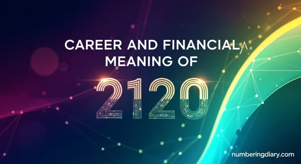 Career and Financial Meaning of 2120