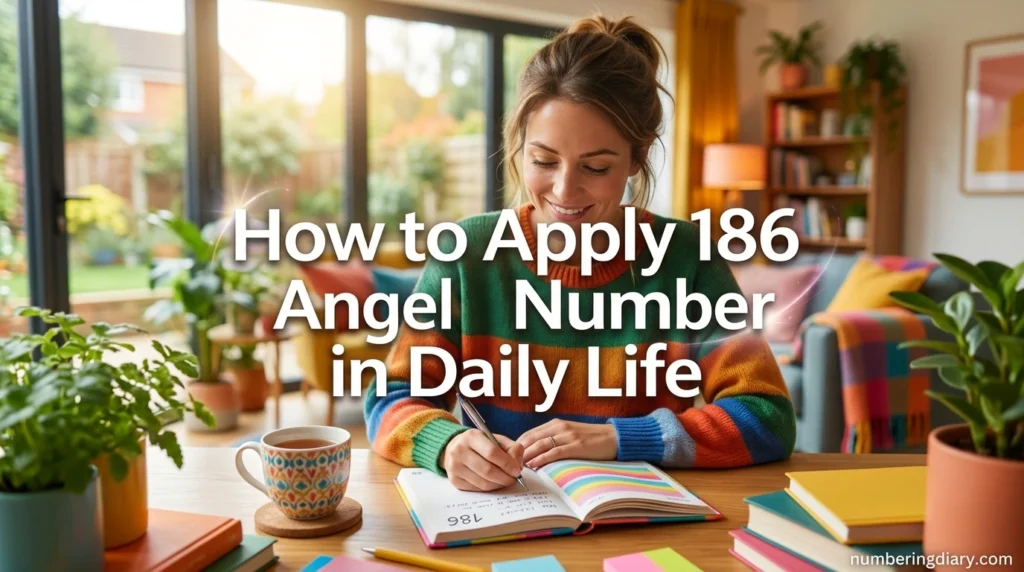 How to Apply 186 Angel Number in Daily Life