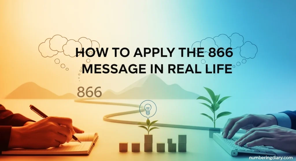 How to Apply the 866 Message in Real Life