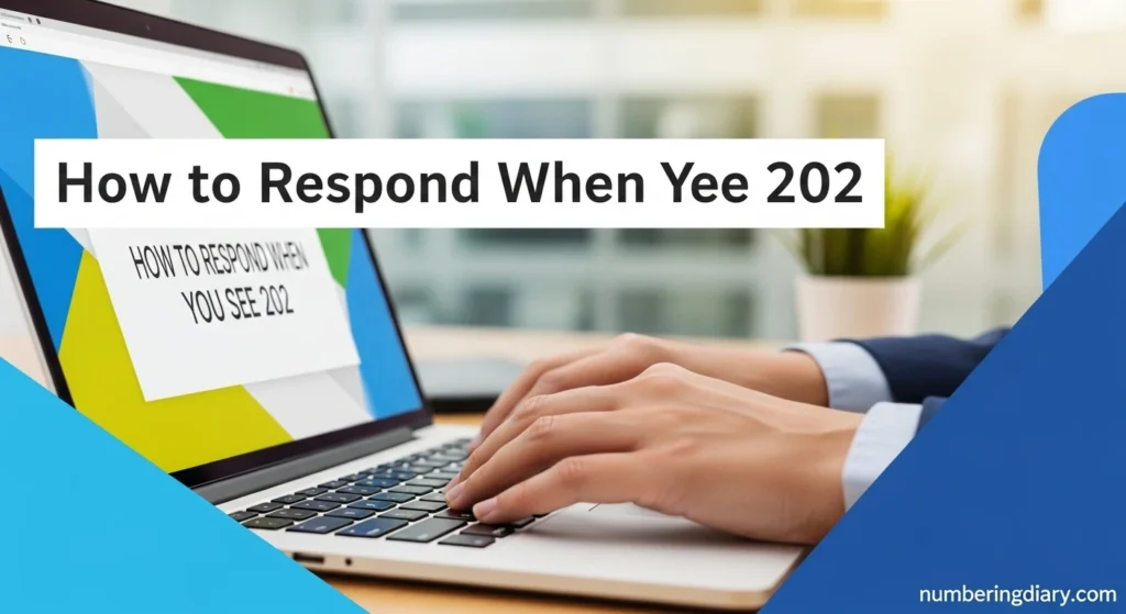 How to Respond When You See 202