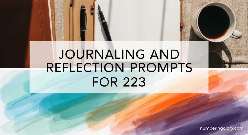 Journaling and Reflection Prompts for 223