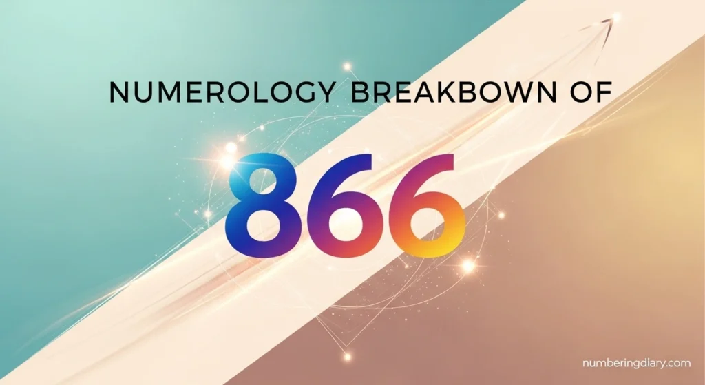 Numerology Breakdown of 866