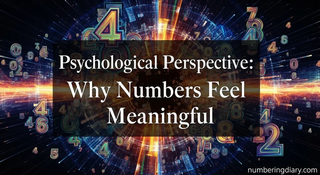 Psychological Perspective: Why Numbers Feel Meaningful