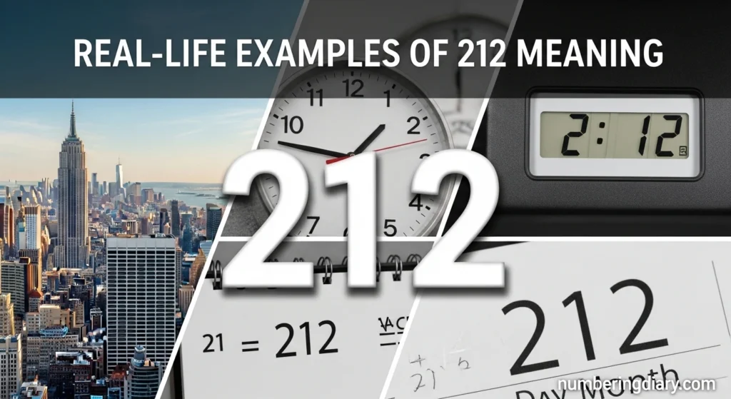 Real-Life Examples of 212 Meaning