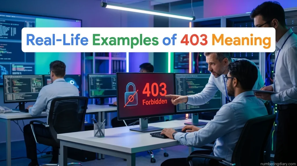 Real-Life Examples of 403 Meaning