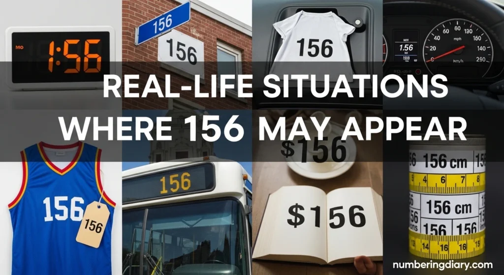 Real-Life Situations Where 156 May Appear