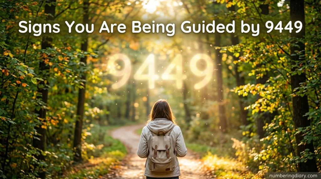 Signs You Are Being Guided by 9449