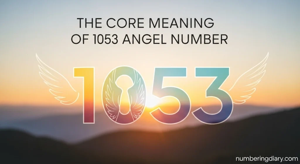The Core Meaning of 1053 Angel Number