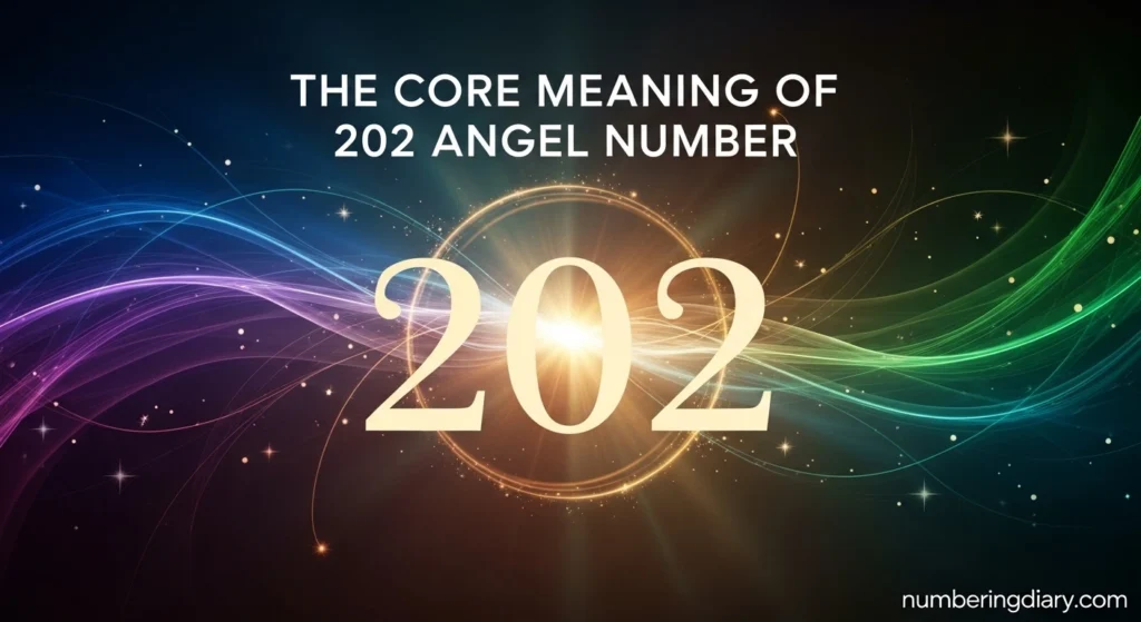 The Core Meaning of 202 Angel Number