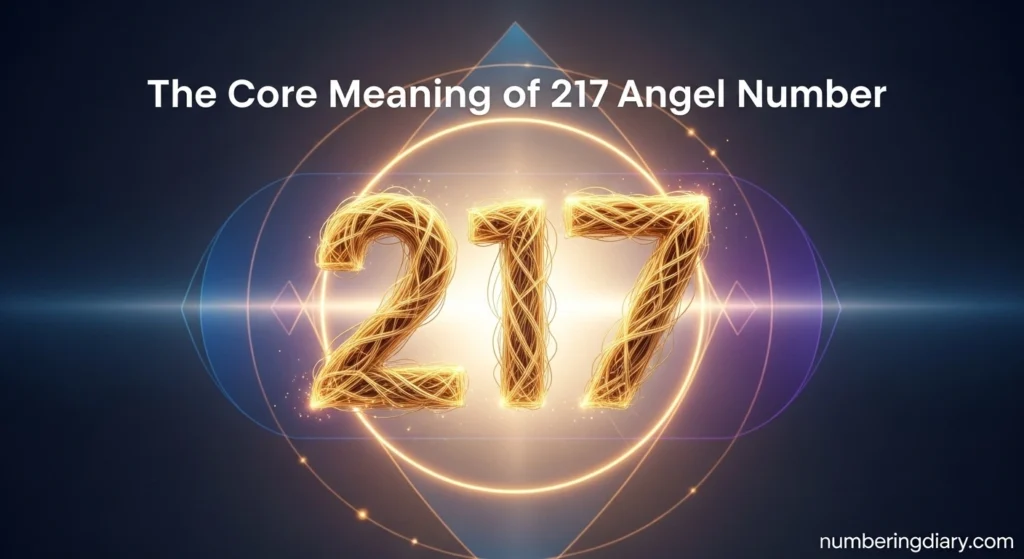 The Core Meaning of 217 Angel Number