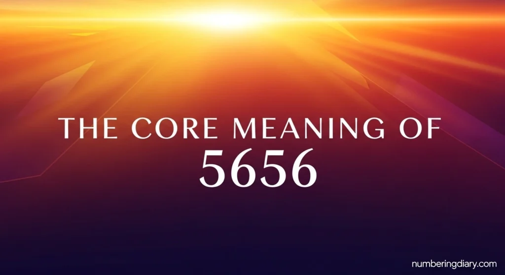 The Core Meaning of 5656
